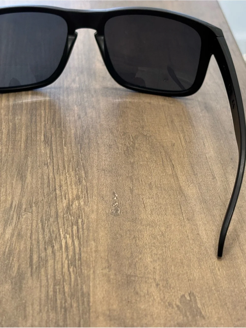 Oakley Holbrook Square Sunglasses Tinted black lens Black Plastic Frame